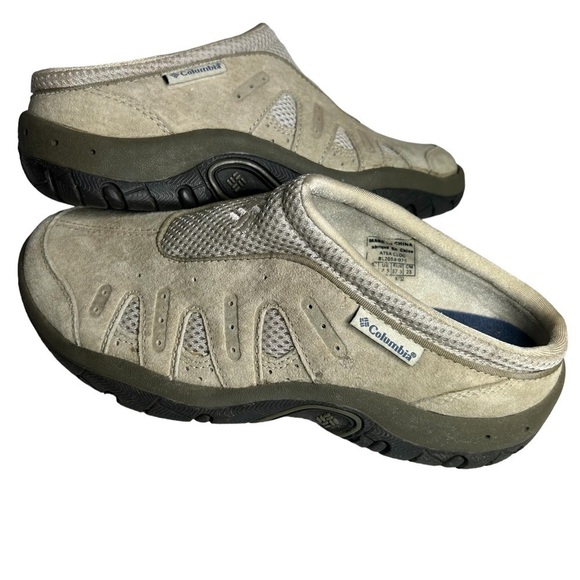 Columbia ATSA Tan Suede Slip on Loafers Womens 6.5 - Picture 3 of 14